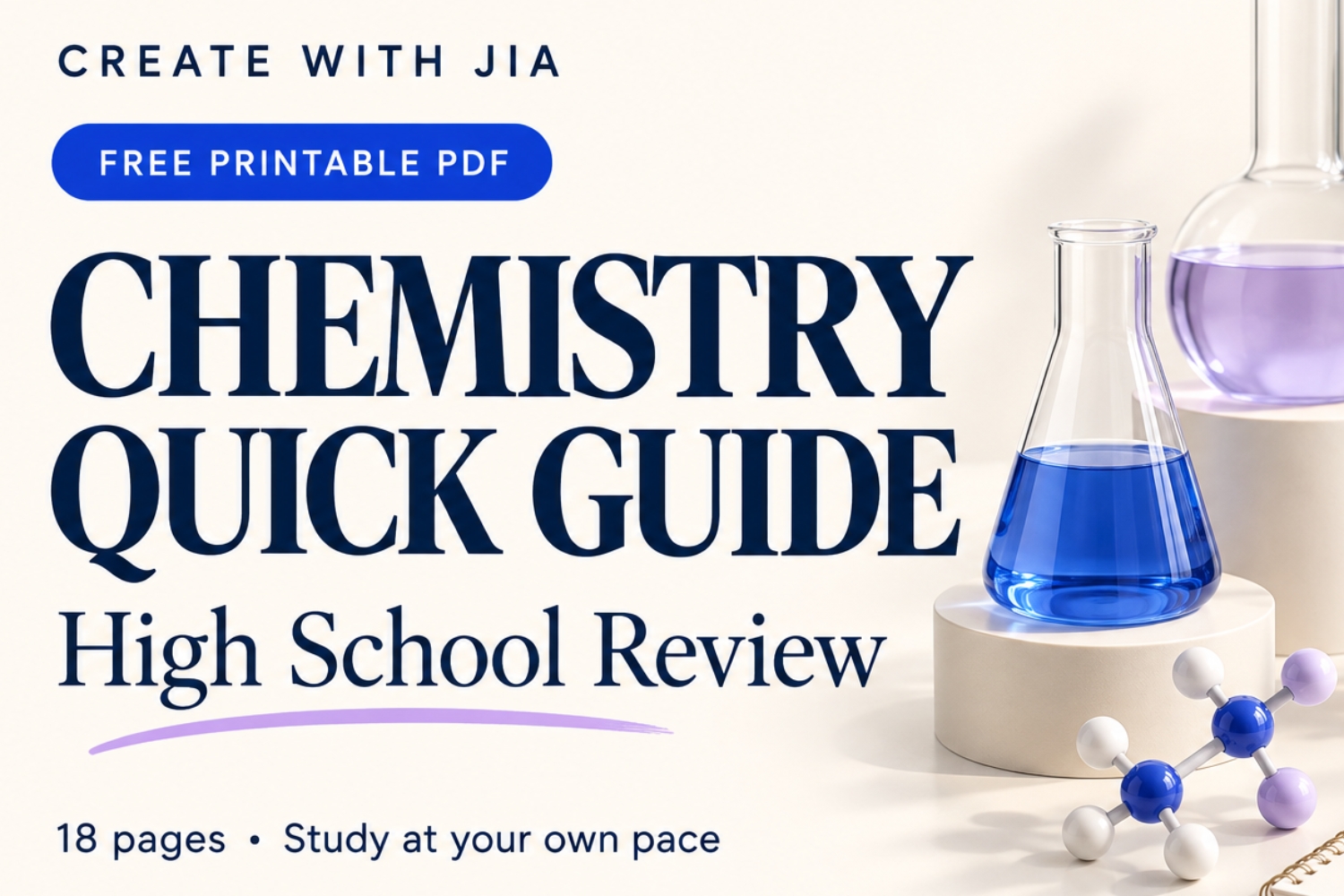 Guide de chimie rapide gratuit