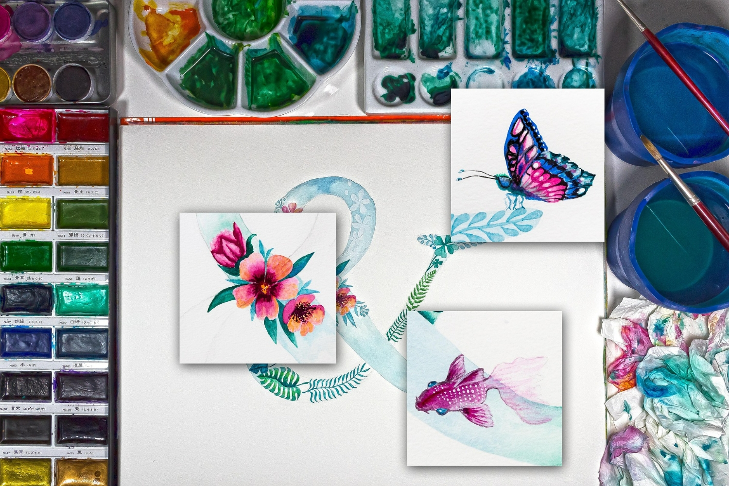 Couleurs de l'imagination: Atelier d'art débutant